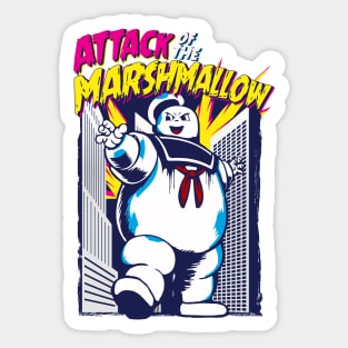 Attack of the Marshmallow Sticker